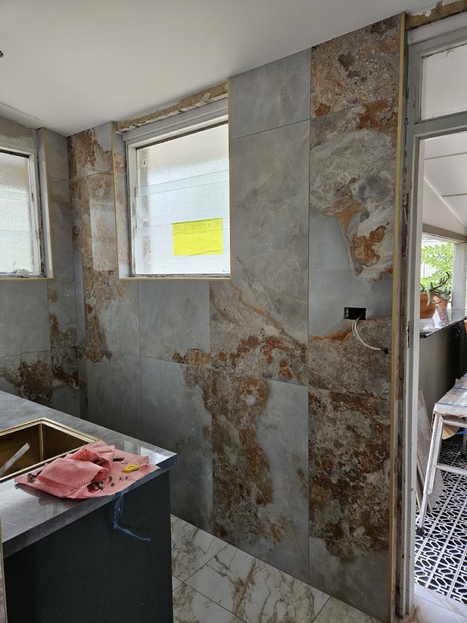 Real tiling work by Axent Tiling – bathrooms, splashbacks, floor & wall tiling