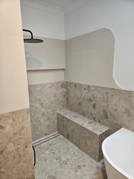 Real tiling work by Axent Tiling – bathrooms, splashbacks, floor & wall tiling