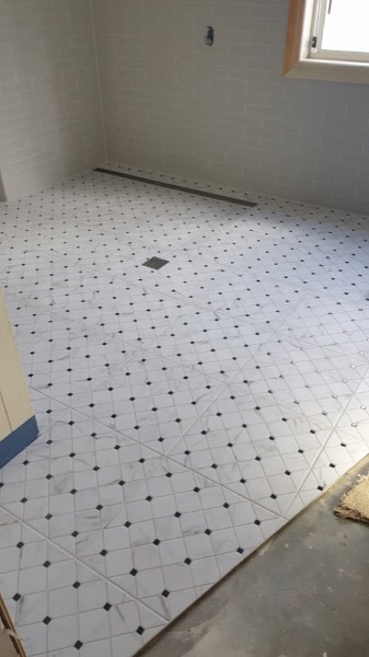 Real tiling work by Axent Tiling – bathrooms, splashbacks, floor & wall tiling