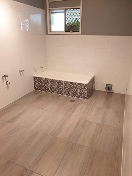 Real tiling work by Axent Tiling – bathrooms, splashbacks, floor & wall tiling