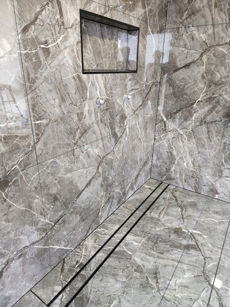 Real tiling work by Axent Tiling – bathrooms, splashbacks, floor & wall tiling
