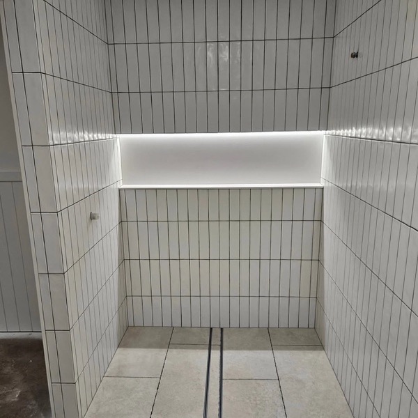 Real tiling work by Axent Tiling – bathrooms, splashbacks, floor & wall tiling